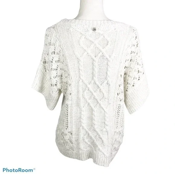 Prana patchwork sweater white size M nwt - Picture 4 of 13